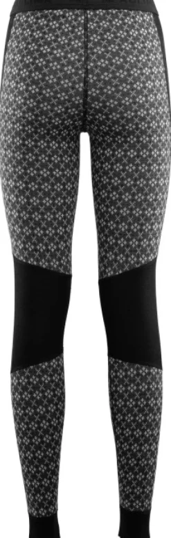 Aclima Kerrastohousut^DesignWool Glitre Longs Alm naisten kerrastohousut