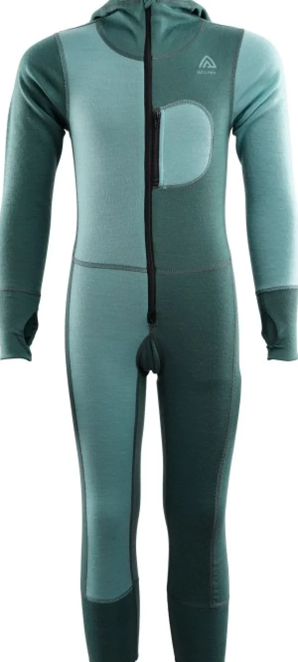 Aclima Kids WarmWool lasten merinohaalari, sinivihreä| Lasten Alusasut Ja Kerrastot