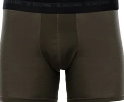 Aclima Alusvaatteet^LightWool 140 Boxer miesten bokserit, maastonvihreä