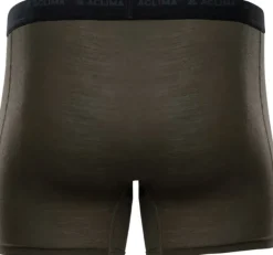 Aclima Alusvaatteet^LightWool 140 Boxer miesten bokserit, maastonvihreä