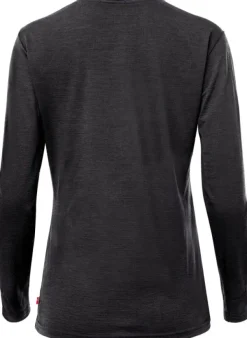 Aclima Pitkähihaiset Paidat^LightWool 180 Crewneck naisten pitkähihainen paita, tummanharmaa