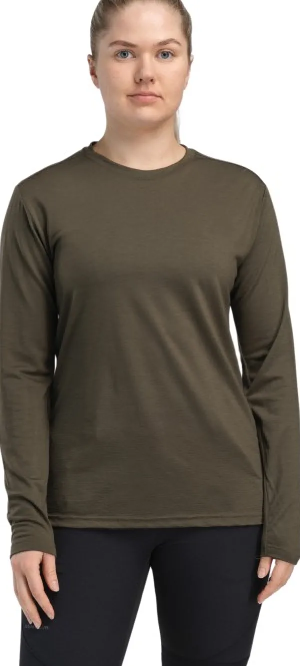 Aclima Kerrastopaidat^LightWool 180 Crewneck naisten kerrastopaita, Tarmac