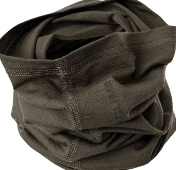 Aclima Päähineet, huivit ja kaulurit/Kaulurit Ja Tuubihuivit^LightWool 140 Headover merinovillainen tuubihuivi, maastonvihreä