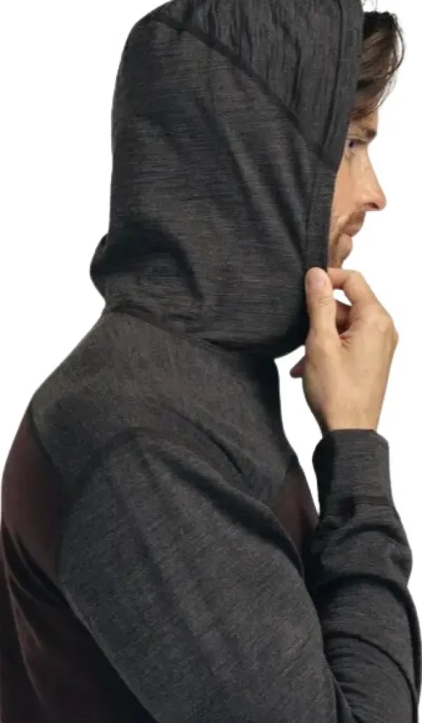 Aclima LightWool 180 Hoodie M's Chocolate Plum / Marengo| Hupparit, Fleecet Ja Välipaidat