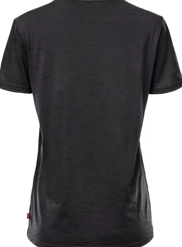Aclima T-paidat Ja Pikeepaidat^LightWool 180 Loose Fit Tee naisten t-paita, tummanharmaa