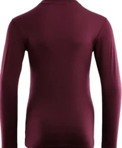 Aclima Lightwool Crewneck Junior merinopaita, Zinfandel| Lasten Alusasut Ja Kerrastot