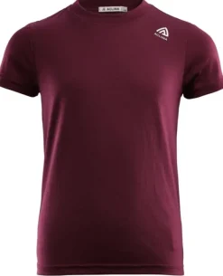 Aclima LightWool Junior t-paita, Zinfandel| Lasten Alusasut Ja Kerrastot