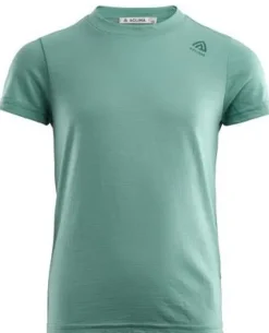 Aclima Lasten Alusasut Ja Kerrastot^LightWool Junior t-paita, Oil Blue