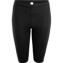 Aclima Alusvaatteet^LightWool Long -naisten merinovillashortsit (Jet Black)