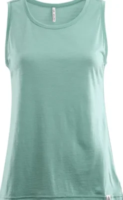 Aclima LightWool Singlet naisten hihaton, mintunvihreä| Hihattomat Paidat