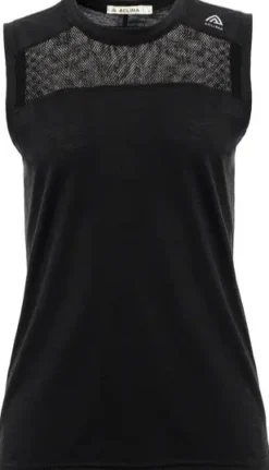 Aclima LightWool Sports Singlet W's Jet Black| Hupparit, Fleecet Ja Välipaidat