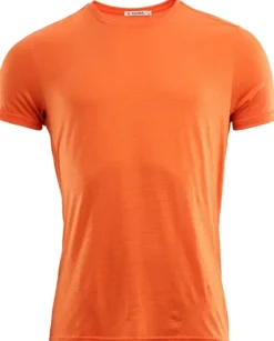 Aclima LightWool t-paita, oranssi| T-paidat Ja Pikeepaidat