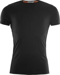 Aclima T-paidat Ja Pikeepaidat^LightWool T-Shirt V-Neck merinovillainen t-paita, musta
