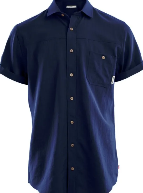 Aclima lyhythihainen merinovillapaita, tummansininen| Flanelli- Ja Kauluspaidat