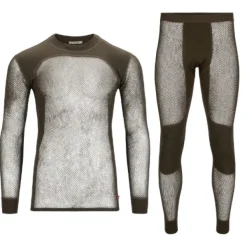 Aclima Kerrastot^verkkokerrasto WoolNet Crewneck + Longs Tarmac miesten