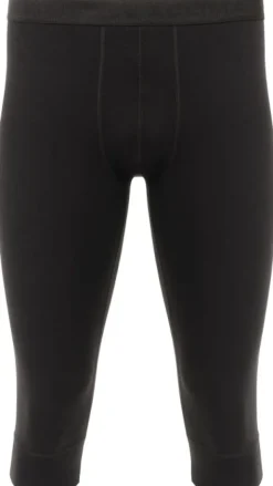 Aclima Kerrastohousut^WarmWool 3/4 Longs -aluskerrastohousut, musta