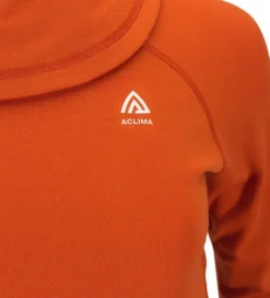 Aclima WarmWool Hoodsweater V2 naisten kerrastopaita, Gold Flame| Hupparit, Fleecet Ja Välipaidat