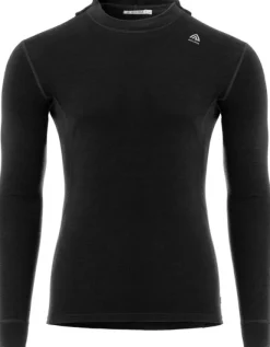Aclima WarmWool Hoodsweater V2 merinohuppari, Jet Black| Metsästysliivit/Fleeceliivit
