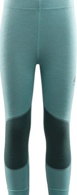 Aclima Lasten Alusasut Ja Kerrastot^WarmWool lasten kerrastohousut Reef Waters/North Atlantic