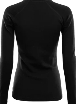 Aclima Kerrastopaidat^WarmWool Merino -naisten aluskerrastopaita (Jet Black)
