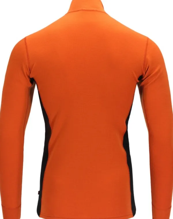 Aclima Kerrastopaidat^WarmWool Mockneck kerrastopaita, Gold Flame/Jet Black