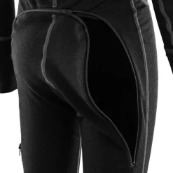 Aclima WarmWool Overall juniorin merinovillahaalari, musta| Lasten Alusasut Ja Kerrastot