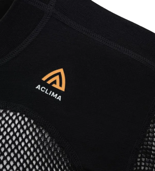 Aclima Kerrastopaidat^WN crew neck aluskerrastopaita, musta