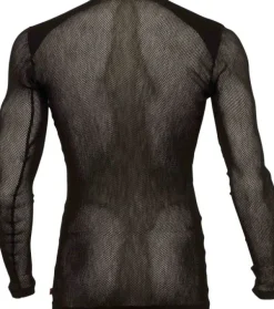 Aclima WoolNet Light Crewneck verkkoaluspaita, musta| Kerrastopaidat