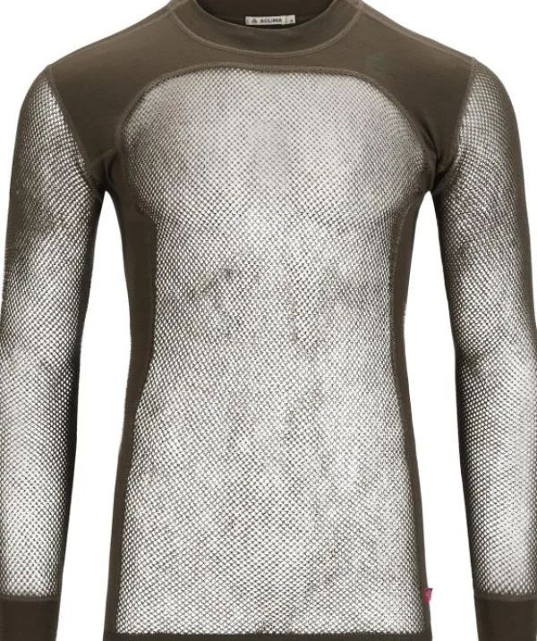 Aclima Kerrastopaidat^WoolNet Original Crewneck kerrastopaita, Tarmac