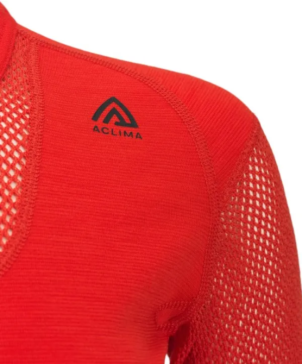 Aclima Kerrastopaidat^WoolNet Original Crewneck naisten kerrastopaita, Poinciana