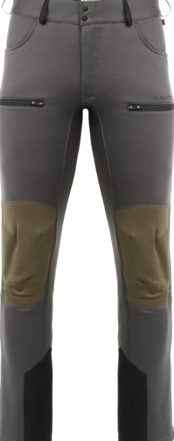 Aclima WoolShell Pant ulkoiluhousut, harmaa/maastonvihreä| Metsästyshousut/Hybridihousut