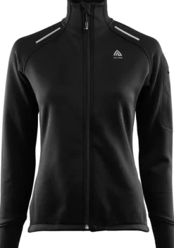 Aclima WoolShell Sport naisten fleecetakki, musta| Hupparit, Fleecet Ja Välipaidat