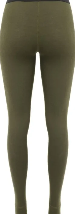 Aclima WoolTerry Longs naisten kerrastohousut, Olive Night| Kerrastohousut