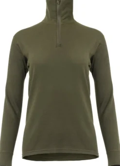 Aclima WoolTerry naisten kerrastosetti, Olive Night| Kerrastohousut