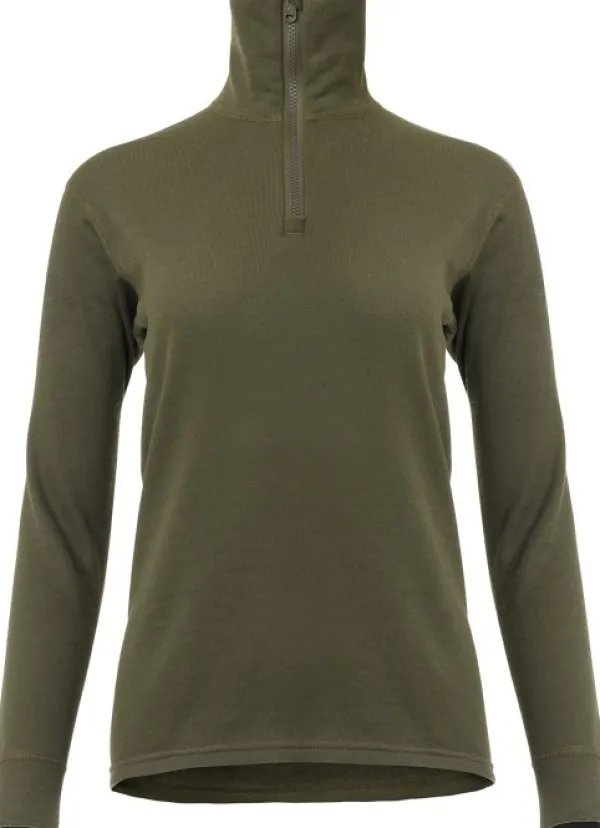 Aclima WoolTerry naisten kerrastosetti, Olive Night| Kerrastohousut