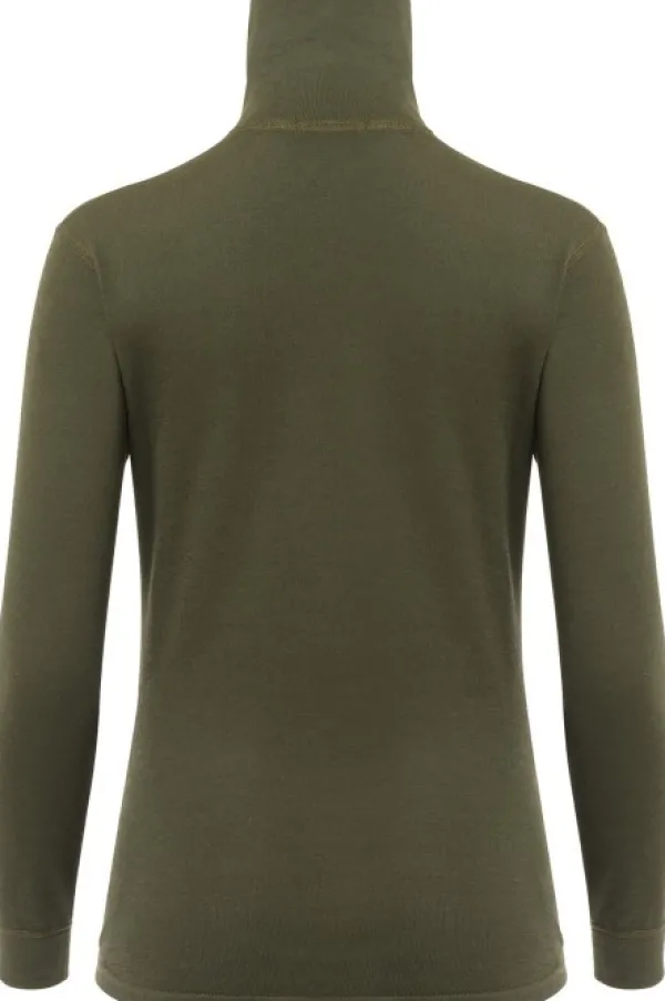 Aclima WoolTerry naisten kerrastosetti, Olive Night| Kerrastohousut