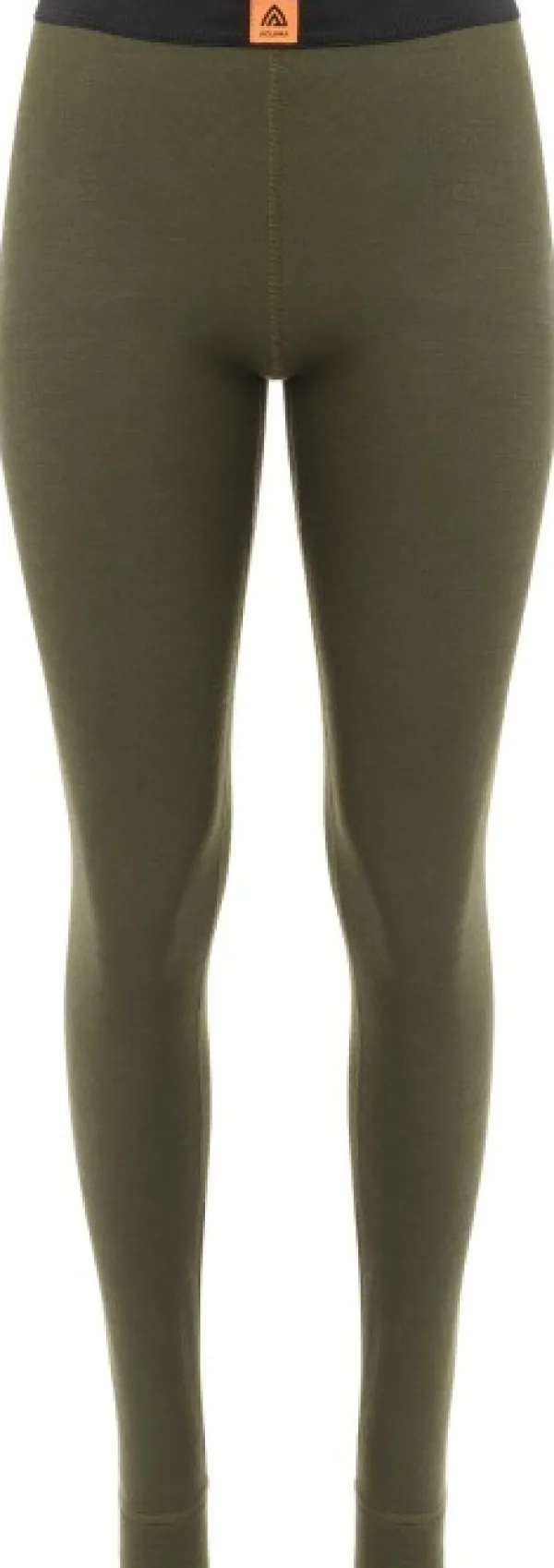 Aclima WoolTerry naisten kerrastosetti, Olive Night| Kerrastohousut