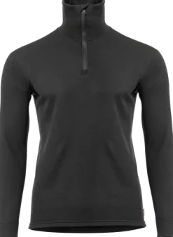 Aclima WoolTerry Polo kerrastopaita, Jet Black| Pitkähihaiset Paidat