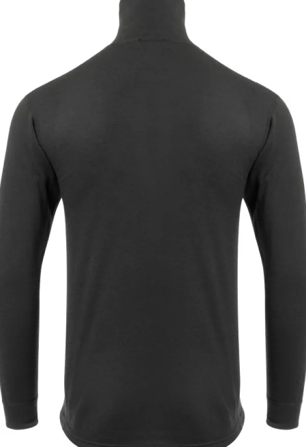 Aclima WoolTerry Polo kerrastopaita, Jet Black| Pitkähihaiset Paidat