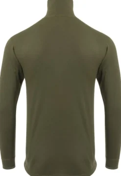 Aclima Pitkähihaiset Paidat^WoolTerry Polo kerrastopaita, Olive Night