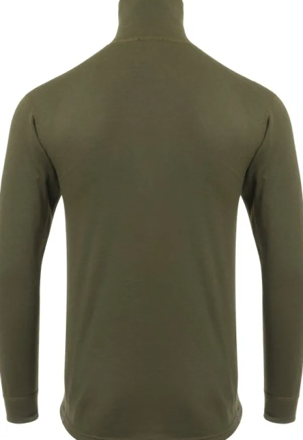 Aclima Pitkähihaiset Paidat^WoolTerry Polo kerrastopaita, Olive Night