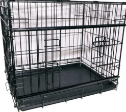 Active Canis Koirankopit^Premium Dubbeldoor Cage 76x53x61 cm