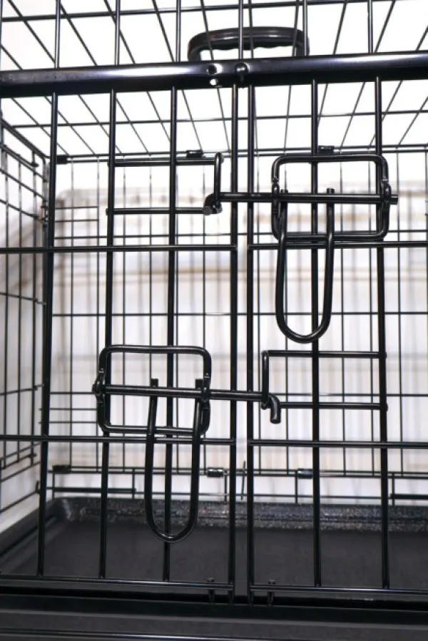 Active Canis Koirankopit^Premium Dubbeldoor Cage 76x53x61 cm