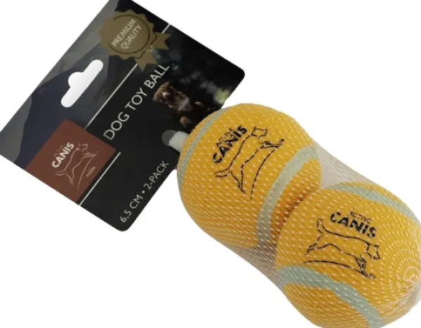 Active Canis Noutolelut^Tennisball 6,5 cm Premium koiran tennispallo, oranssi, 2 kpl