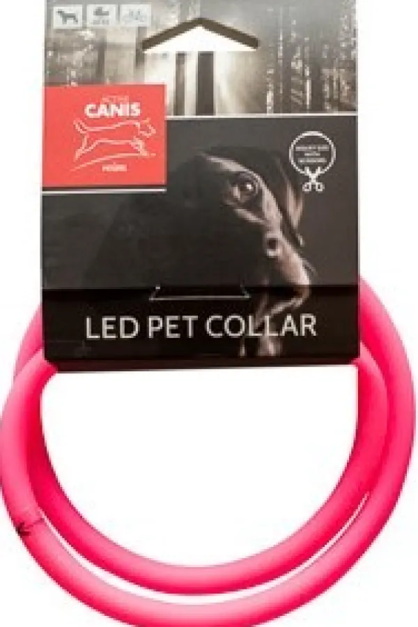 Active Canis Vilkkuvalot Ja Huomiotuotteet^USB Led Collar Mixed Colors
