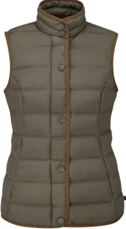 Alan Paine Liivit^Calsall Quilted Waistcoat naisten liivi, Olive