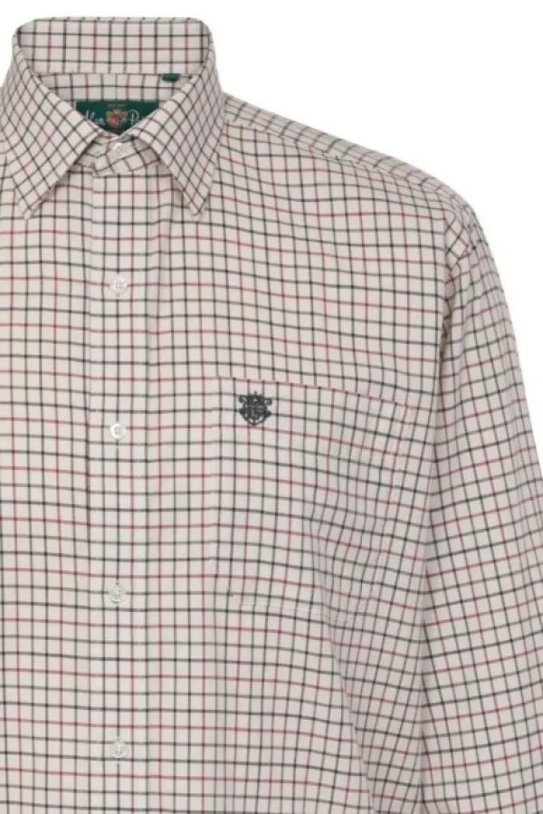 Alan Paine Metsästyspaidat^M's Ilkley Shirt Red Check