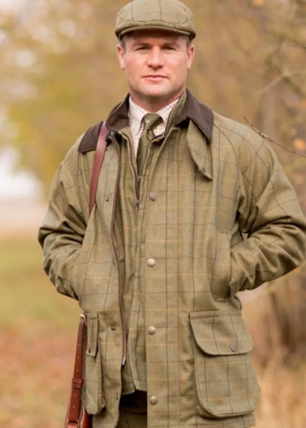 Alan Paine M's Rutland Tweed Cap Dark Moss| Metsästysasusteet/Metsästyslätsät