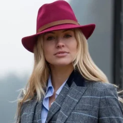 Alan Paine Richmond Felt Hat Unisex Wine| Metsästysasusteet/Metsästyshatut