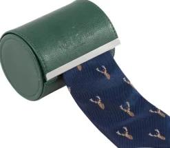 Alan Paine Ripon Silk Tie silkkisolmio, Deer Navy| Metsästysasusteet/Metsästyssolmiot